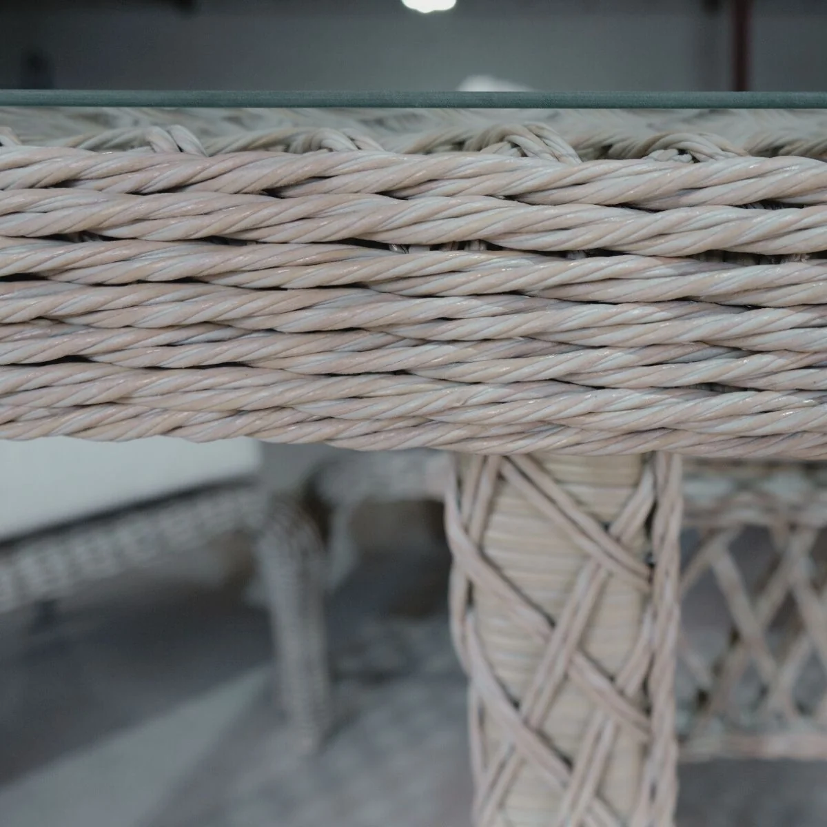 Byokuyan Alcatraz Bahçe Balkon Veranda Teras 3'Lü Rattan Oturma Grubu 2