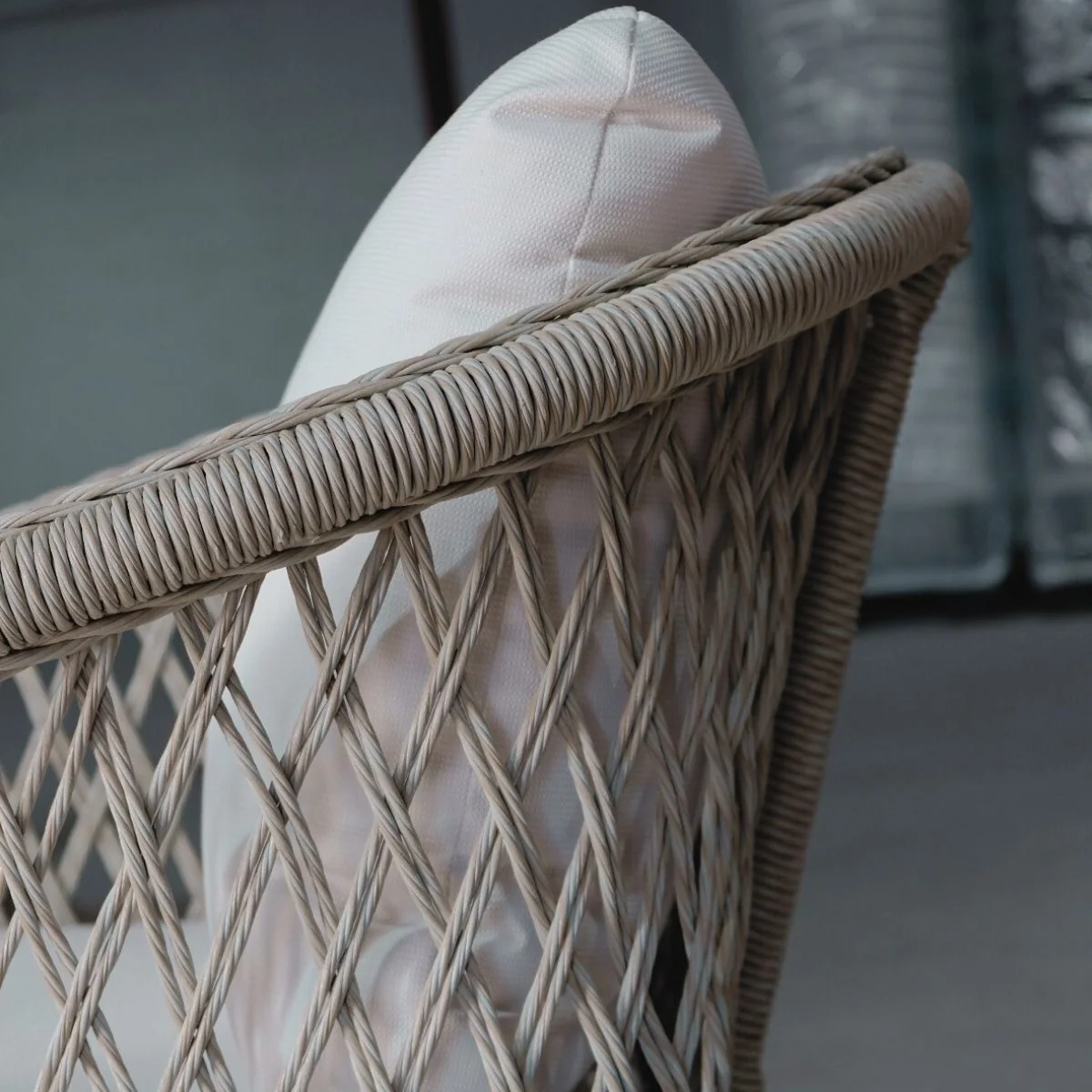 Byokuyan Alcatraz Bahçe Balkon Veranda Teras 3'Lü Rattan Oturma Grubu 5
