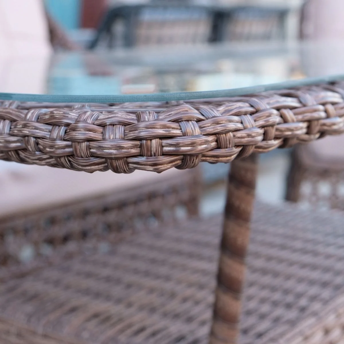 Byokuyan Latina 2'li Bahçe Balkon Veranda Teras Rattan Oturma Grubu 3