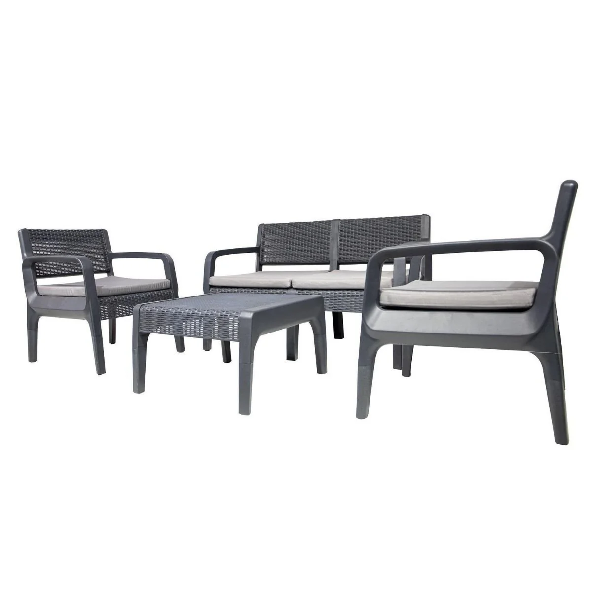 Byokuyan Latte Bahçe Balkon Veranda Teras 2+1+1 Oturma Grubu 2