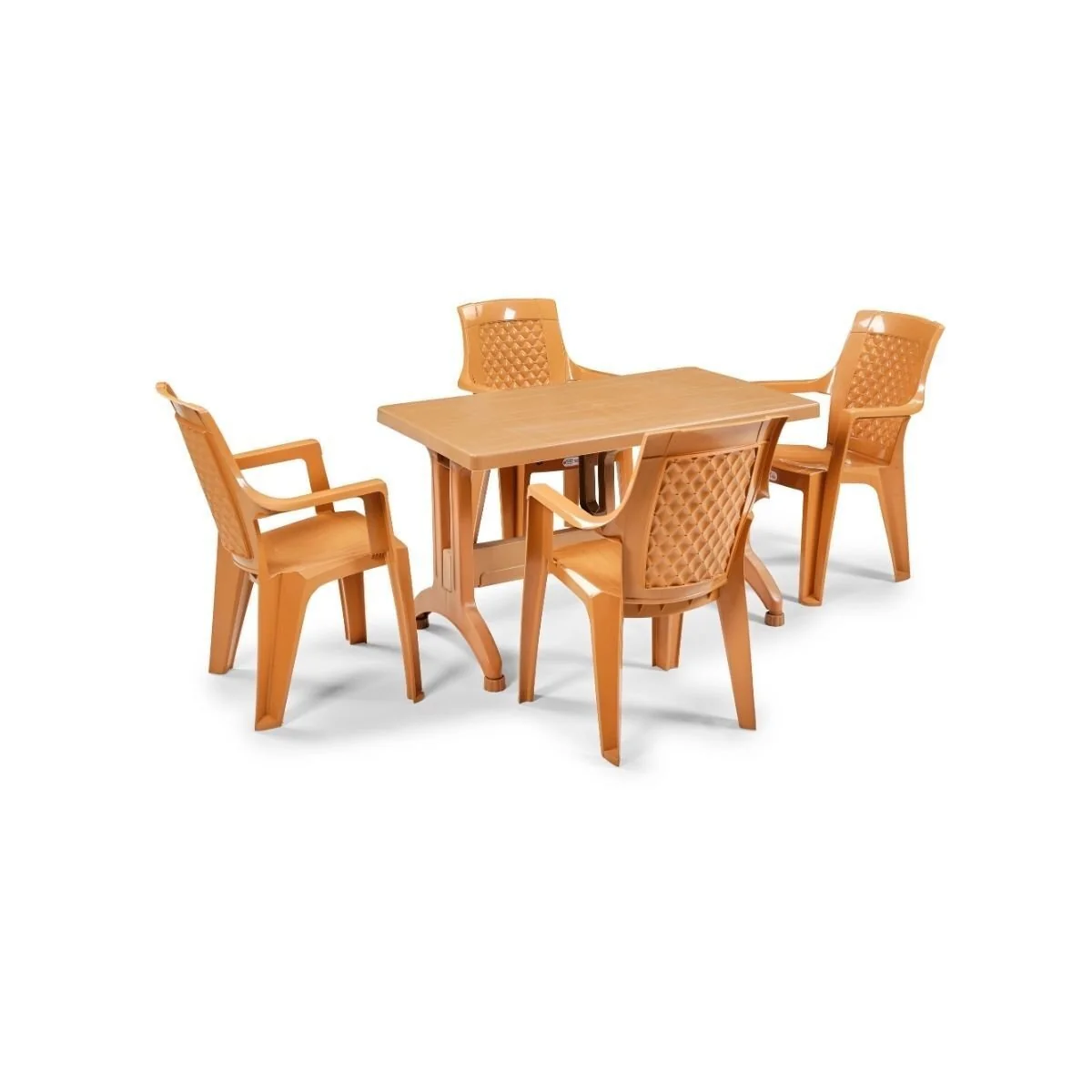 Byokuyan Palermo Bahçe Balkon Veranda Teras Cafe 4+1 70x120 80x140 Masa Takımı