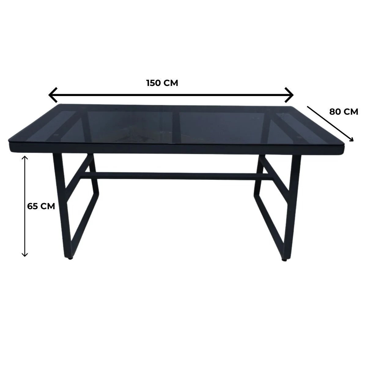Byokuyan Tulip Bahçe Balkon Veranda Teras 3+1+1 Alüminyum Oturma Grubu 5